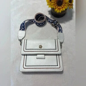 Sondra Roberts Diana Crossbody Shoulder Bag  White shoulder bag